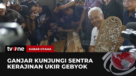 Ganjar Kunjungi Pusat Kerajinan Ukir Gebyok Mahfud Md Ziarah Ke Makam