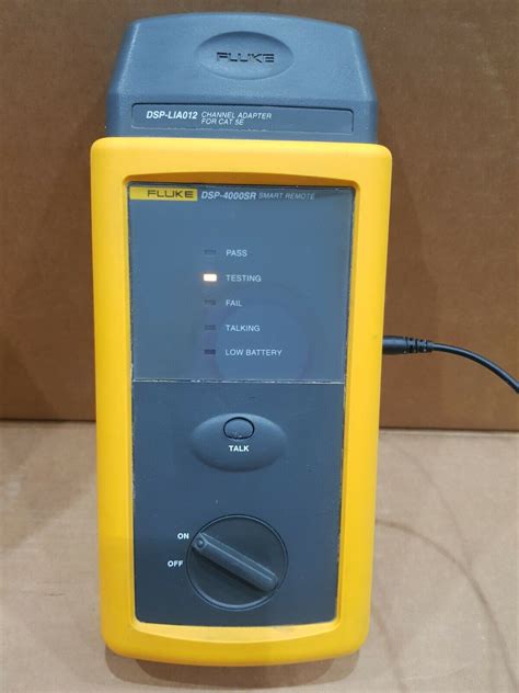 Fluke Dsp Cable Analyzer And Dsp Sr Smart Remote W Dsp Lia