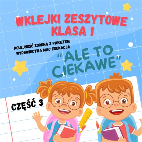 Ale to ciekawe Wklejki do klasy 1 Część 3 167 stron A4 dodatki