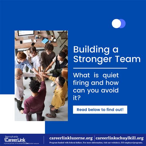 How To Prevent Quiet Firing PA CareerLink Schuylkill County At