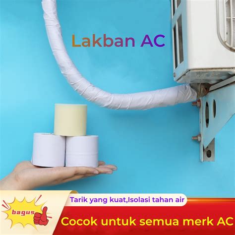 Jual Isolasi Lakban Ac Pipa Duct Tape Non Lem Lebar Cm Shopee Indonesia