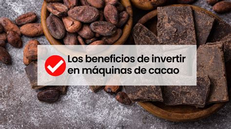 Los Beneficios De Invertir En Las M Quinas De Cacao