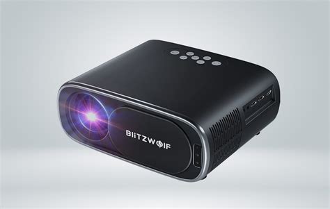 Blitzwolf Bw V P Led Projector W Wifi Bluetooth Black