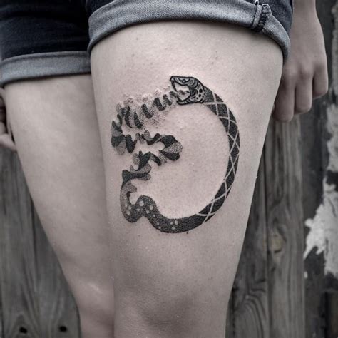 Snake Eating Itself Tattoo