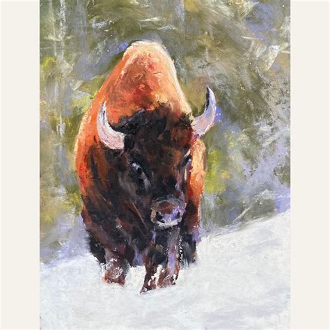 Winter Bison | OhBeJoyful Gallery