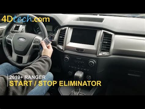 Ford Ranger DISABLE Auto Start Stop Feature Toggle ON And OFF