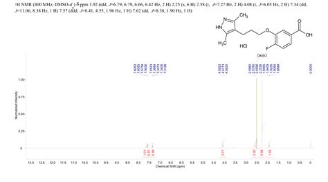 Dimethyl H Pyrazol Yl Propoxy Fluorobenzoic Acid Hcl