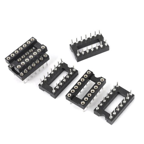 St Ck Mm Pitch Zwei Zeile Adapter Gerade Pins Dip Ic Sockel