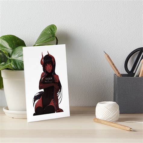 Meru The Succubus Kawaii Erotic Sexy Hentai Itchii Sticker Art Board