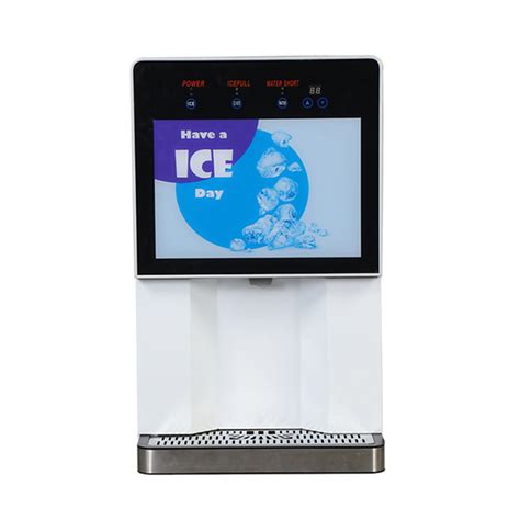 Levending Automatic Commercial Countertop Cube Ice Water Combo ...