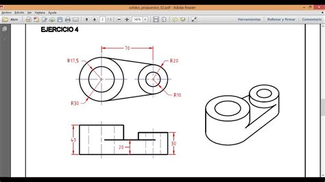 Dibujo Mecánico en Autocad 3D YouTube