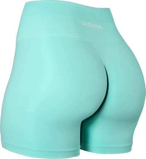 Aurola Dream Collection Workout Shorts For Women Scrunch Seamless Soft