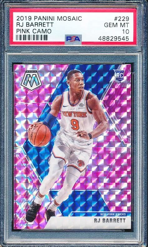 Psa Rj Barrett Rc Green Mosaic