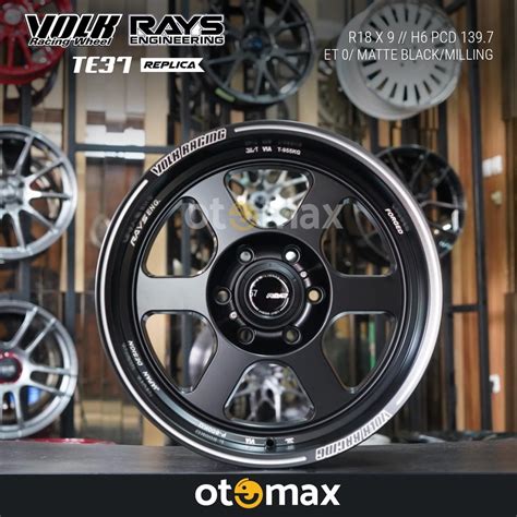 Jual Velg Mobil Volk Rays TE37 XT Ring 18 Matte Black Milling Shopee