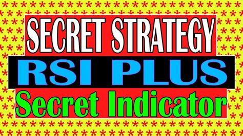 86 Win Rate Highly Profitable Secret Strategy Rsi Secret Indicator