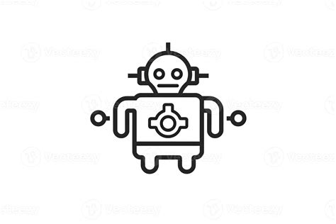 Ai Robot Thin Line Icon Creative Simple Design From Artificial Intelligence Icons Collection