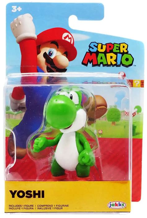 World Of Nintendo Super Mario Wave 20 Yoshi 2 5 Mini Figure Green Jakks