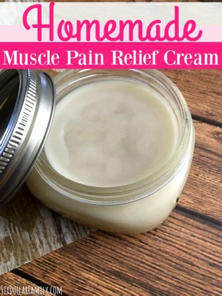 Homemade Muscle Pain Relief Cream | Homemade to Healthy