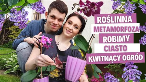 Roślinna metamorfozaRobimy ciastoKwitnący ogród Domowy Vlog Gosia