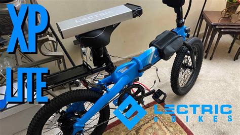 Lectric Xp Lite Test Riding The New Battery Ebike Youtube