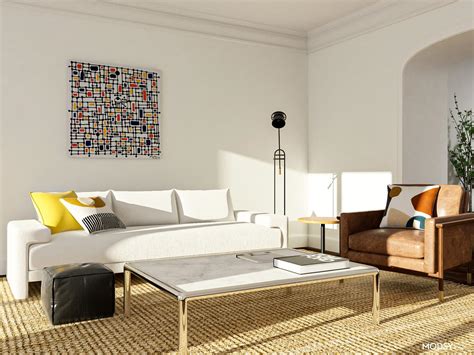 Bauhaus Living Room - Living Room Design Ideas & Photos