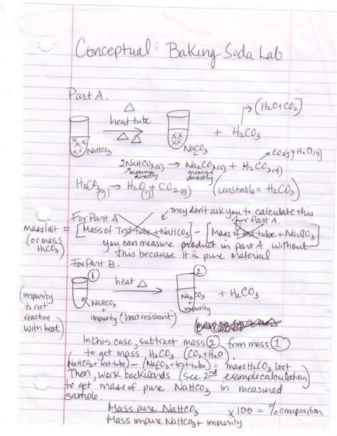 The Stoichiometric Equivalent Baking Soda Lab