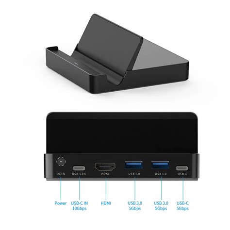 Usb C Universal Mini Docking Station With Pass Through Charging China Hub Converter And