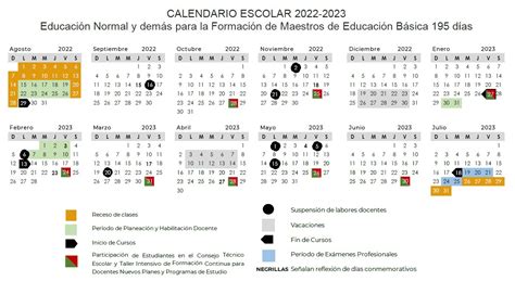 Sep Calendario Escolar 2022 A 2023 Cashinvent