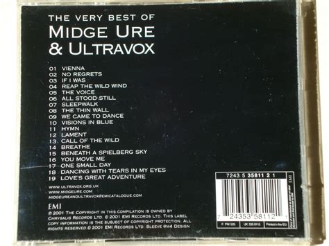 Midge Ure And Ultravox The Very Best Of Midge Ure And Ult