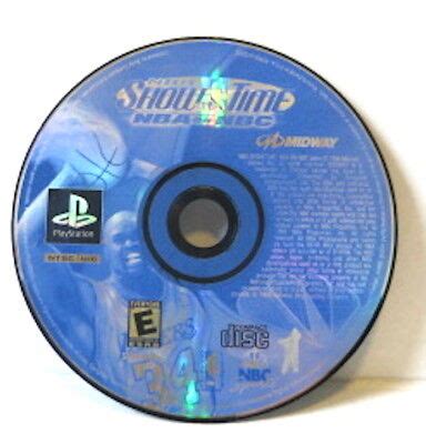 PS1 NBA Showtime NBA On NBC Sony Playstation 1 1999 Disc Only READ