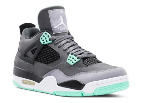 Air Jordan RETRO 4 Dark Grey/Grey/Black/Green Glow - The 20 Best ...