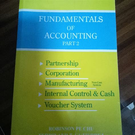 Fundamentals Of Accounting Part 2 Hobbies Toys Books Magazines