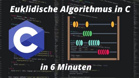 Euklidische Algorithmus in C C Programmieren für Anfänger YouTube