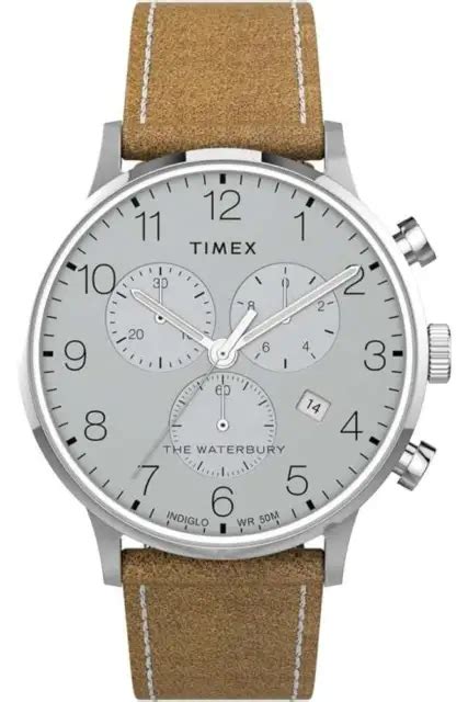 TIMEX HOMME WATERBURY Montre Chronographe TW2T71200 EUR 157 27