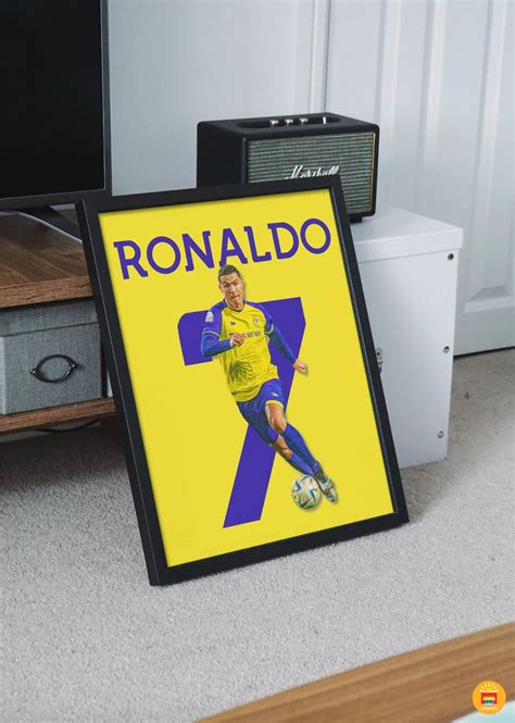 Cristiano Ronaldo Al Nassr Poster Bundler Printable Soccer Football