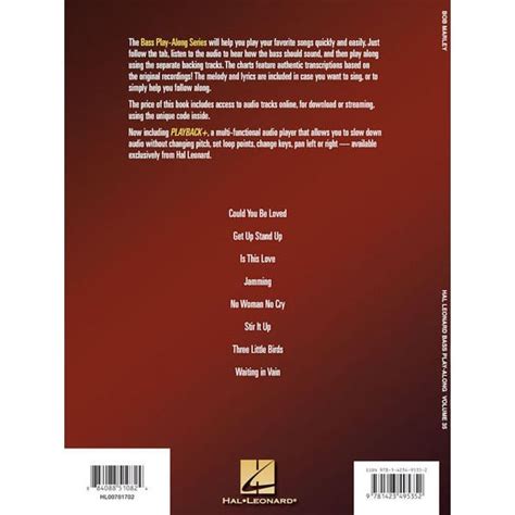 Hal Leonard Bass Play Along Bob Marley Musikhaus Thomann