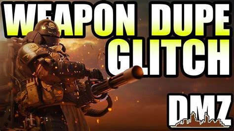 Weapon Dupe Glitch In Dmz Live Youtube