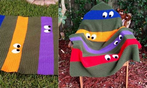 Teenage Mutant Ninja Turtle Blanket Free Crochet Pattern Your Crochet