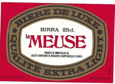 ANCIENNE ETIQUETTE BIÈRE Champigneulles LA MEUSE 30 EUR 1 00 PicClick FR