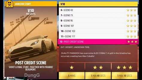 Forza Horizon Horizon Story V All Chapter Stars Chapter