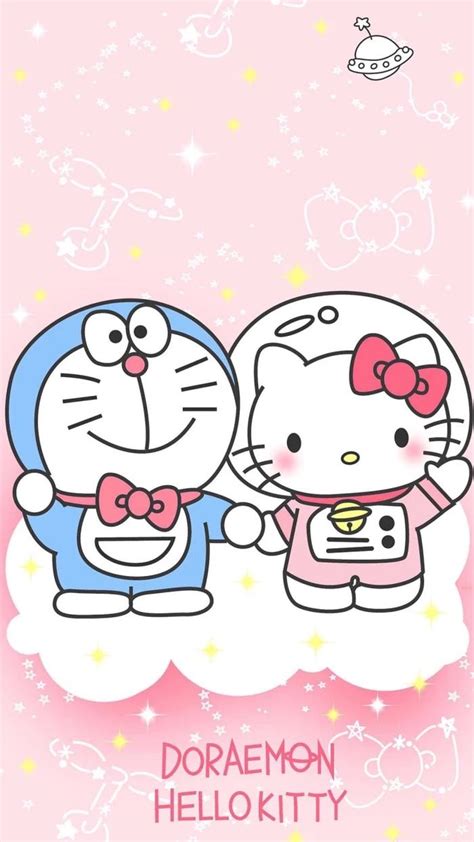 423 Wallpaper Doraemon Dan Hello Kitty Myweb