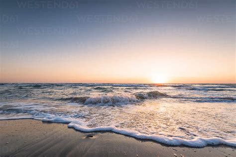 Beautiful Sunrise Over The Sea Stock Photo