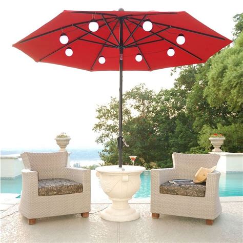 Patio Living Concepts 6 White Globe LED Umbrella Lights | Best patio umbrella, Umbrella lights ...