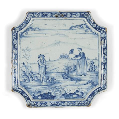 Plaque En Faience De Delft Du Xviiieme Siecle Christie S