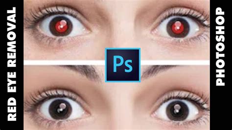 How To Remove Red Eye In Photoshop Photoshop Tutorial Youtube