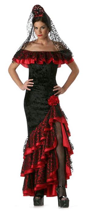 Premier Senorita Spanish Adult Costume Costume Craze Mexican Fancy