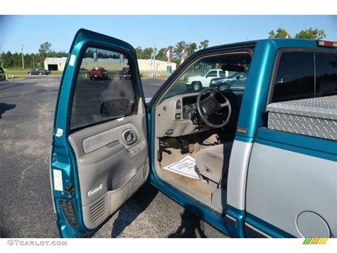 1995 Bright Teal Metallic Chevrolet C K K1500 Regular Cab 4x4 71337591 Photo 11