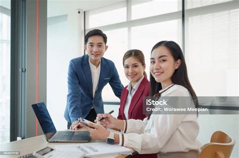 Diverse Business Team Stacking Hands And Collaboration And Analyze ... 