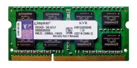 Memoria Ram Valueram Color Verde Gb Kingston Kvr D S G