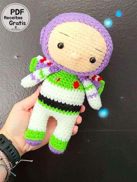 Bonitinho Lightyear Boneca De Croche Amigurumi Receita Pdf